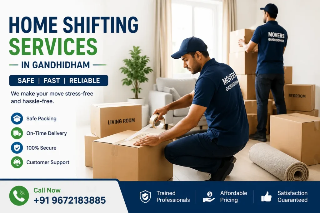 Home Shifting Services in Gandhidham